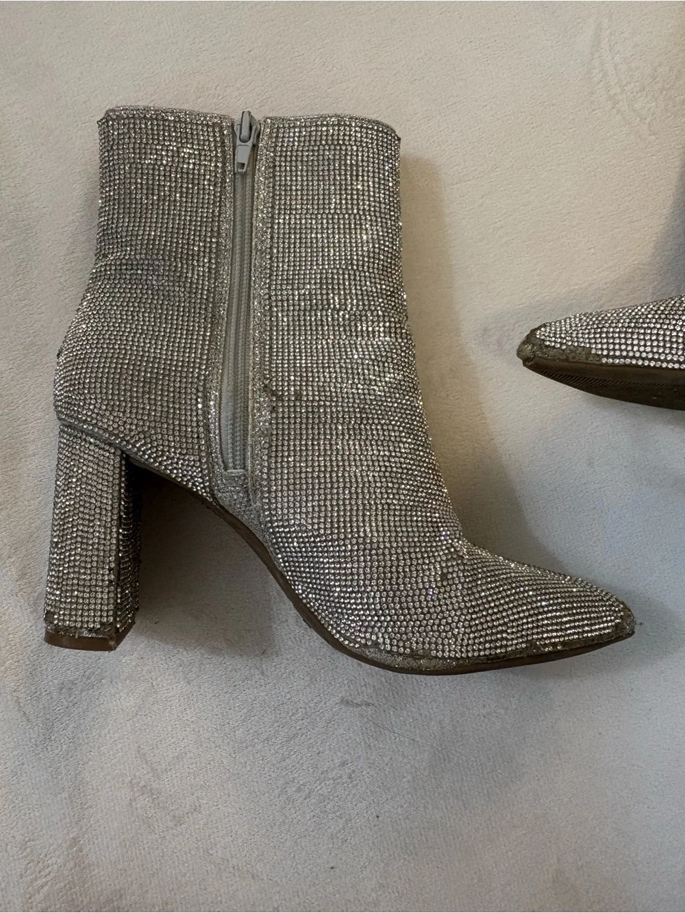 INC rhinestone ankle boots - Picture 2 of 7